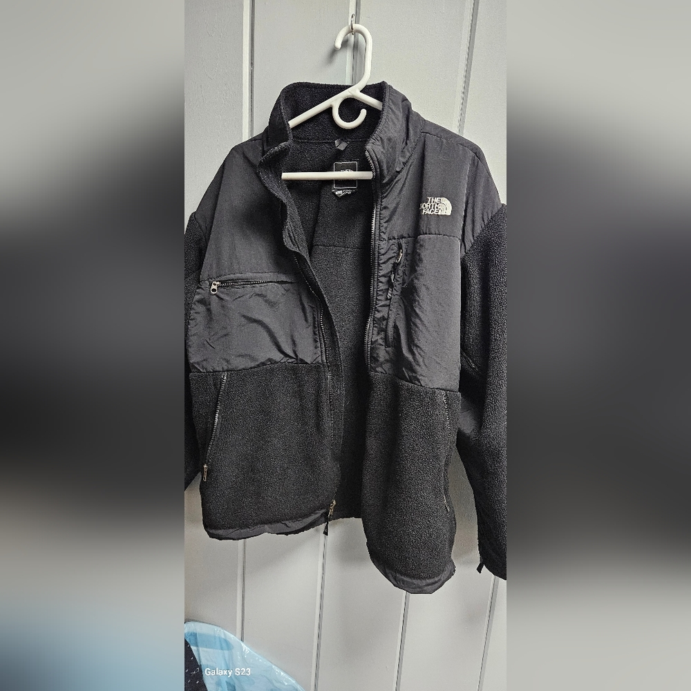North Face Jacket Mens Large Denali Black Sweater Fleece